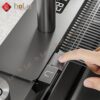 Combo Chậu Rửa Chén Kèm Vòi Đơn Thác Nước Vắt Dao Phủ Nano Đen HOLER HLCRNN720-7546VD