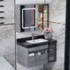 Tủ Lavabo Nhựa Đặc PVC PIMA Tủ Gương Led TLVB140XM – 8047