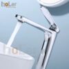 Vòi Lavabo Nóng Lạnh Đồng mạ Crome Cao 30cm Holer HL-LB695