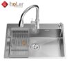 Chậu Rửa Chén 1 Hộc Inox 304 Dày 3mm Holer HLCR727-8245