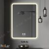 Gương Đèn Led 3 Màu Chữ Nhật Có Nút Cảm Ứng Và Sấy Holer HLG01