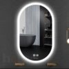 Gương Đèn Led Toàn Thân 3 Màu Oval Có Nút Cảm Ứng Và Sấy Holer HLG17