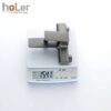 Bộ Sen Tắm Nóng Lạnh Đồng Thau Sơn Tĩnh Điện Xám Holer HLST314