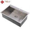 Chậu Rửa Chén 1 Hộc Inox 304 Dày 3.5mm Holer HLCR733-10050