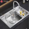 Chậu Rửa Chén 1 Hộc Inox 304 Holer HLCR732 – 7846