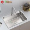Chậu Rửa Chén Đơn Inox TTCERA CR914 – 7843/7545