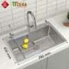 Chậu Rửa Chén Đơn Inox TTCERA CR914 – 7843/7545