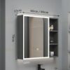 Tủ Gương Lavabo Nhựa PVC Cánh Led TTCERA TG12 (600mm)
