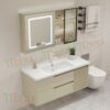 Tủ Lavabo Nhựa PVC Đặc Có Led TTCERA TLVB169