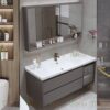 Tủ Lavabo Nhựa PVC Đặc TTCERA TLVB166
