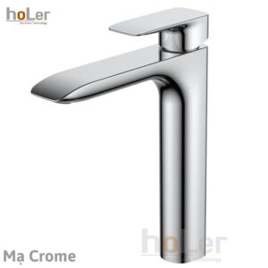 Vòi Lavabo Nóng Lạnh Đồng Thau Cao 30cm Holer HL-LB705 Mạ Crome