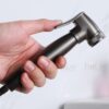Vòi Xịt Vệ Sinh HoLer Đồng Thau Sơn Tĩnh Điện Xám HX09