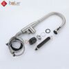 Vòi rửa chén thác nước dây kéo Inox SUS 304 Holer CHL972