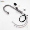Vòi Rửa Chén Rút Dây Đồng Sơn Tĩnh Điện Màu Xám Holer CHL973