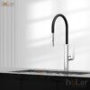 Vòi Rửa Chén Đồng Thau Mạ Crome Holer CHL975