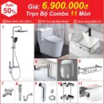 Combo Nhà Tắm Trọn Bộ 11 Món Cao Cấp 6.9 Triệu CB11-6900