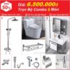 Combo Nhà Tắm Trọn Bộ 11 Món Cao Cấp 6.5 Triệu CB11- 6500