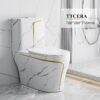 Bồn Cầu 1 Khối Vân Đá TTCERA BC046