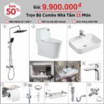 Combo Nhà Vệ Sinh HoLer Germany Trọn Bộ 11 Món CHL11-9900S4