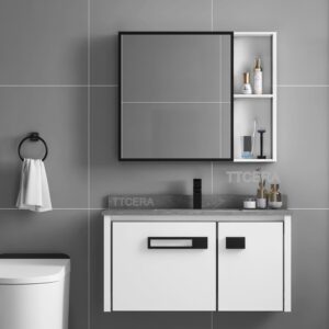 Tủ Lavabo Nhôm Cao Cấp TTCERA TLVB55