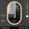 Gương Led Cảm Oval 50x70 TTCERA GL56