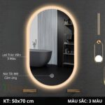 Gương Led Cảm Oval 50x70 TTCERA GL56
