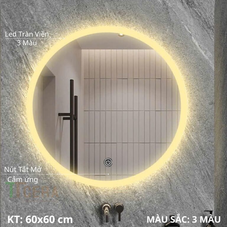 Gương Led Cảm Tròn 60x60 TTCERA GL57