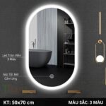 Gương Led Cảm Oval 50x70 TTCERA GL56