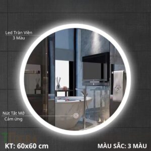 Gương Led Cảm Tròn 60x60 TTCERA GL57