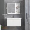 Tủ Lavabo Nhôm Cao Cấp TTCERA TLVB174 – Led Tràn Viền