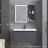 Tủ Lavabo Nhôm Cao Cấp TTCERA TLVB174 – Led Tràn Viền