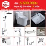 Combo Nhà Vệ Sinh 10 Món 6.6 Triệu TTCERA CBTT02-6600