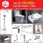 Combo Nhà Vệ Sinh 11 Món 6.15 Triệu TTCERA CBTT11-6150
