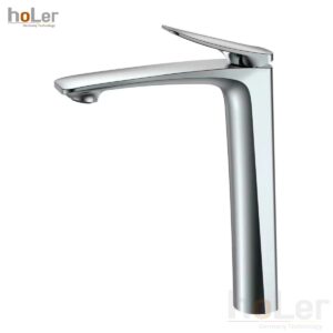 Vòi Lavabo Nóng Lạnh Đồng Mạ Crome HoLer HL-LB684W