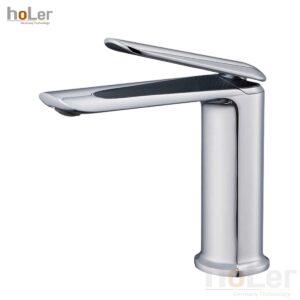 Vòi Lavabo Nóng Lạnh Đồng Mạ Crome HoLer HL-LB681W