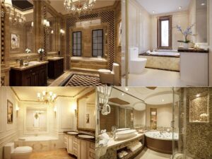 Bộ Thiết Bị Vệ Sinh Tân Cổ Điển Cao Cấp Và Sang Trọng