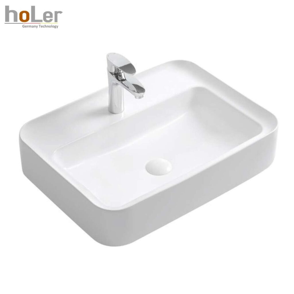 Chậu rửa lavabo đặt bàn hoLer HL-LB416 ( Đặt Bàn – Treo Tường )