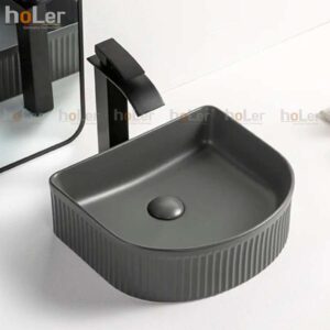 Chậu Lavabo Đặt Bàn Màu Xám Holer HL-LB442