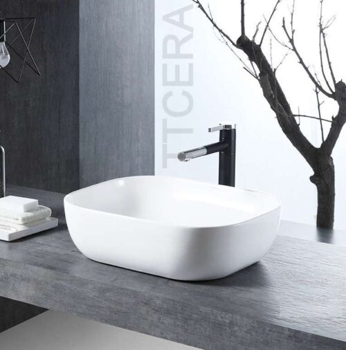 Chậu Lavabo Thuyền Trắng TTCERA LB38