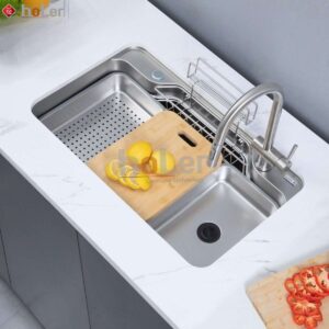 Chậu Rửa Chén 1 Hộc INOX 304 Âm Bàn hoLer HLCR744-7848