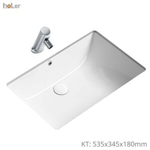 Chậu rửa lavabo âm bàn hoLer HL-LB427