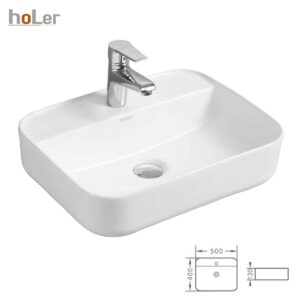 Chậu rửa lavabo đặt bàn hoLer HL-LB412