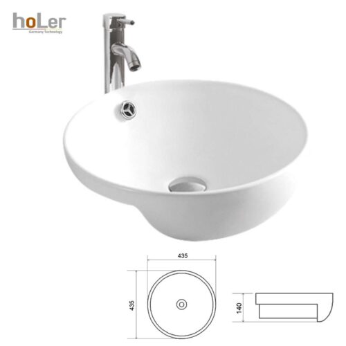 Chậu rửa lavabo đặt bàn hoLer HL-LB421