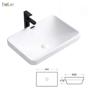 Chậu rửa lavabo đặt bàn hoLer HL-LB422