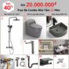 Combo Nhà Vệ Sinh hoLer Trọn Bộ 11 Món CHL11-20000S2