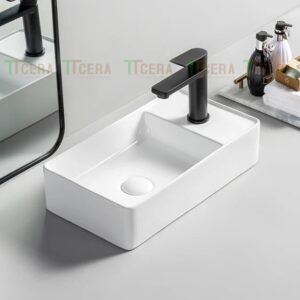 Chậu Lavabo Treo Tường Mini TTCERA LB54
