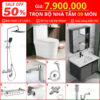 Combo Nhà Vệ Sinh Trọn Bộ 9 Món 7.9 Triệu Cao Cấp CB09 – 7900T2