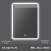 Gương Led Cảm Chữ Nhật Đứng 60×80 TTCERA GL59