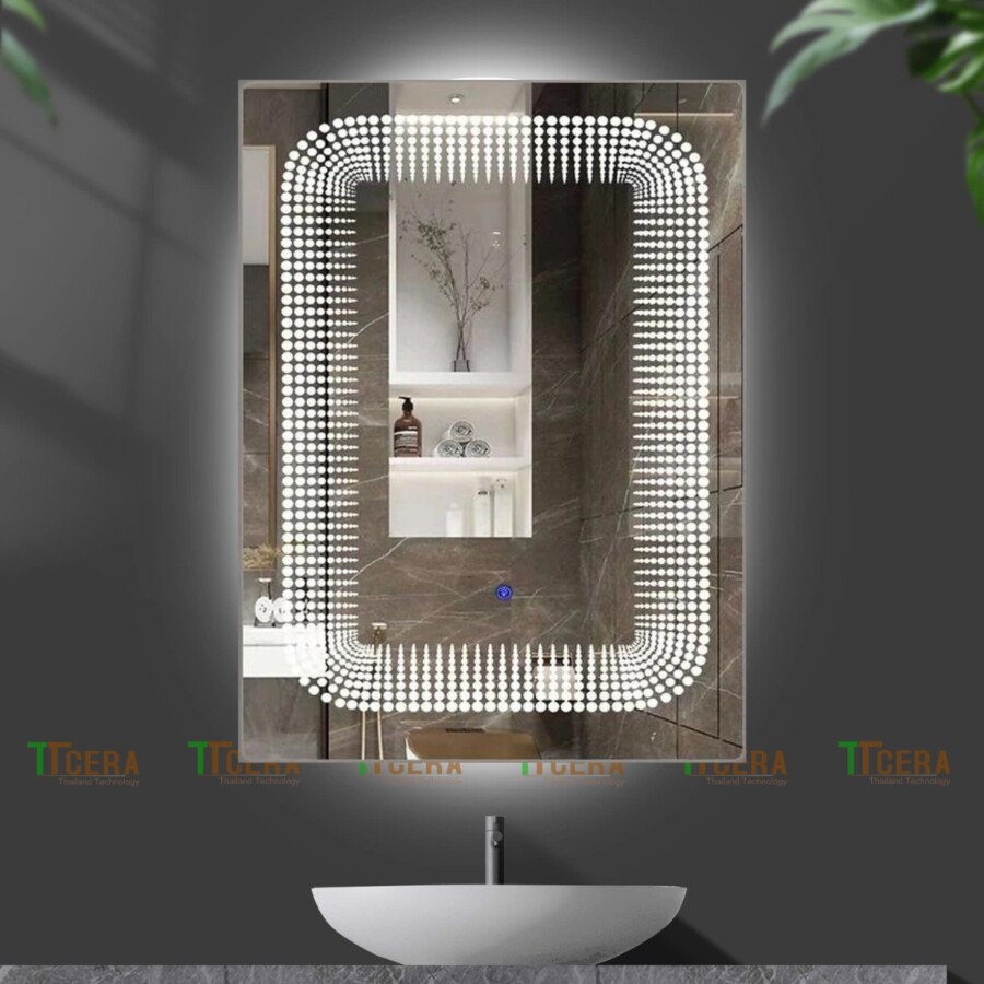 Gương Led Cảm Ứng Vuông 50×70 TTCERA GL51