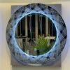 Gương Led Hoa Văn Tròn 60×60 TTCERA GL35
